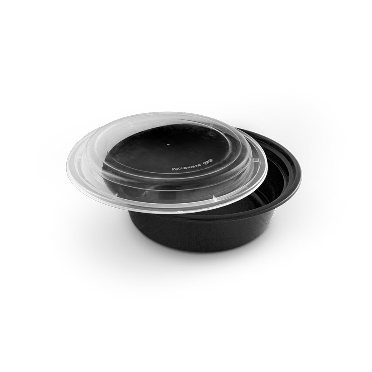 Round Plastic PGL Microwave Container