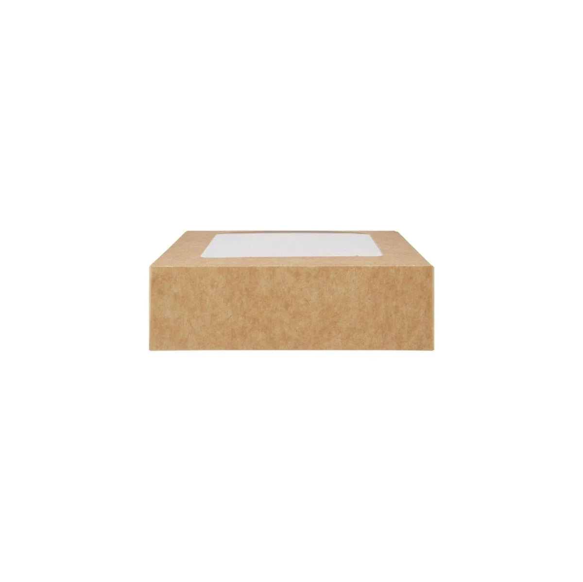 Kraft Square Salad Box with Window