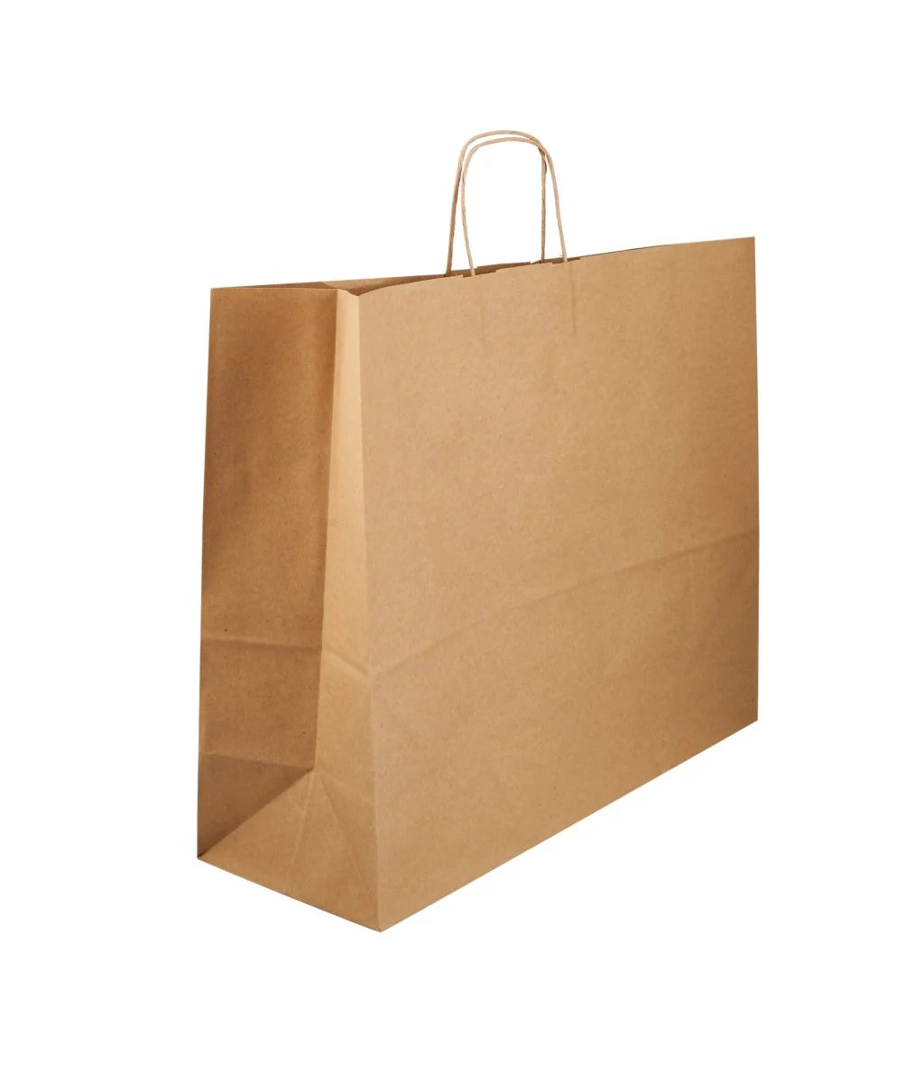 Twisted Handle Kraft Brown Paper Bag