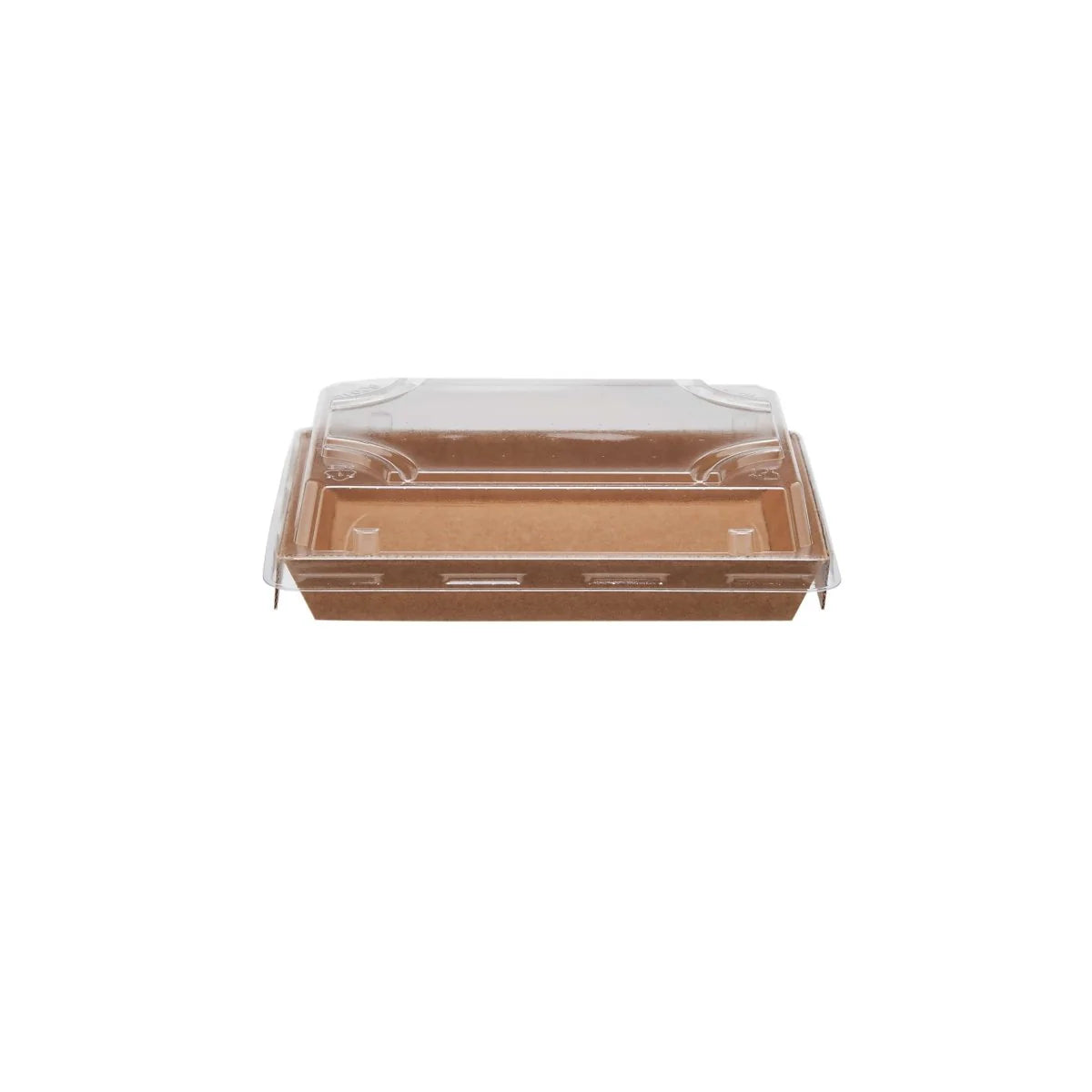 Kraft Flute Sushi Container With Lid