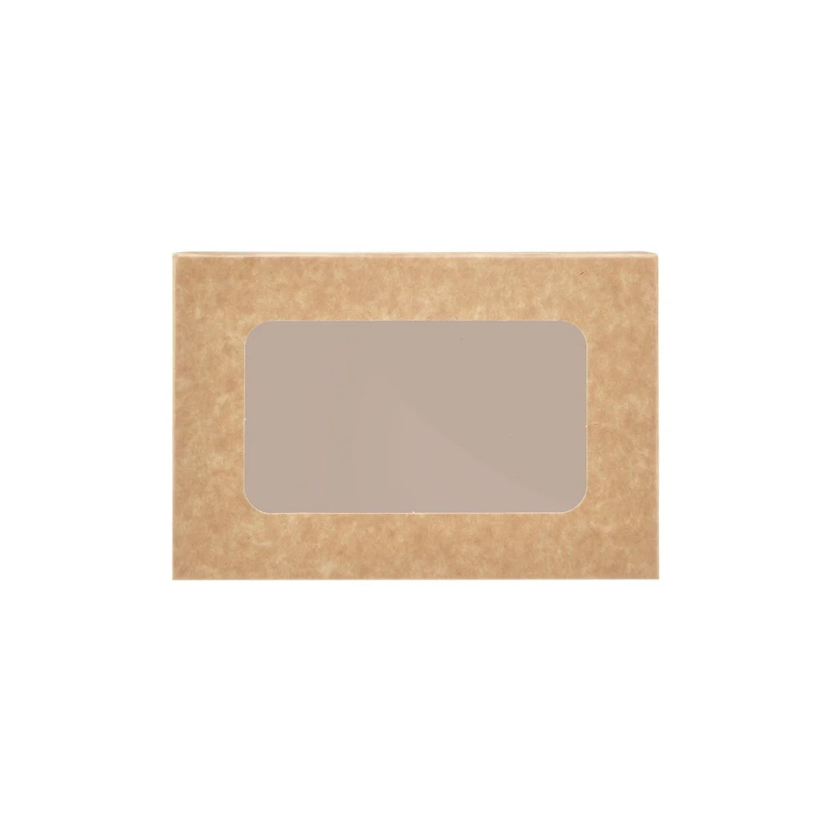 Kraft Rectangle Salad Box with Window