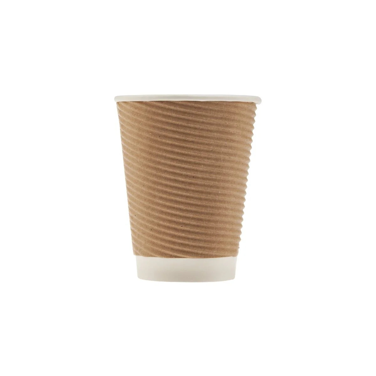 Kraft Round Ripple Paper Cups