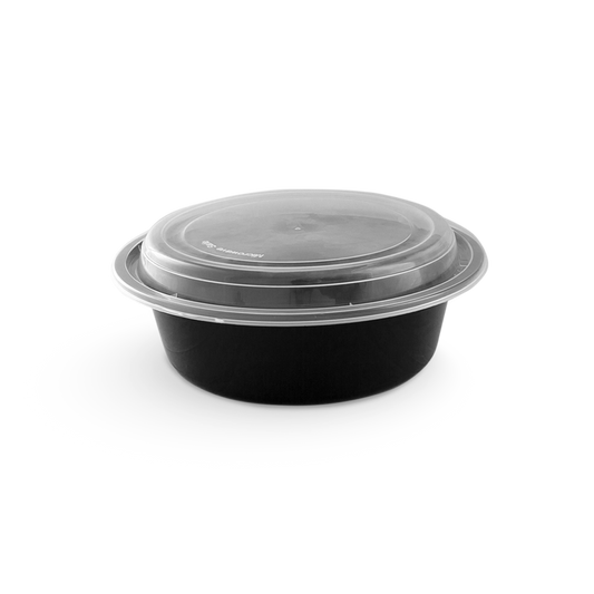 Round Plastic PGL Microwave Container