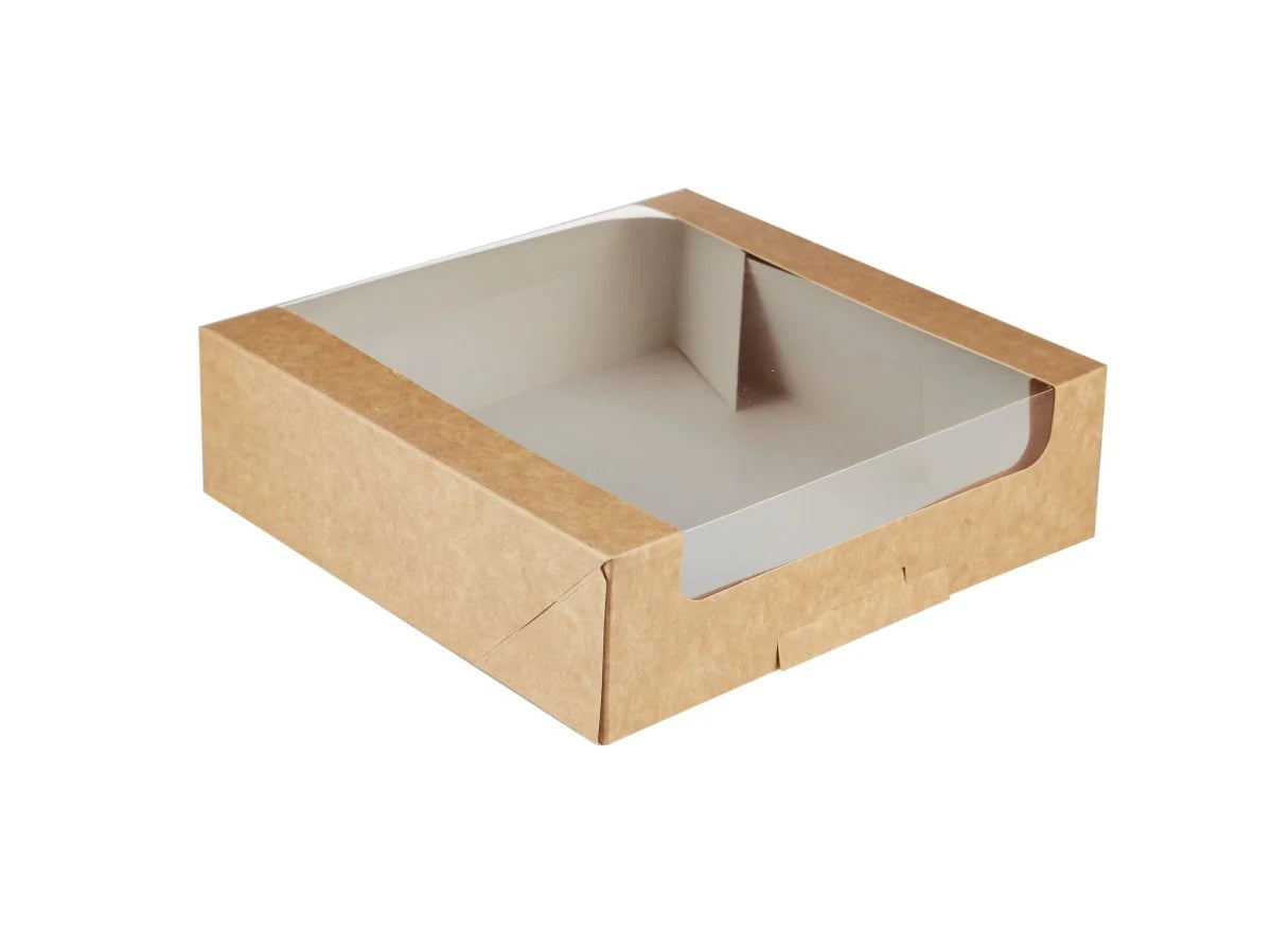 Kraft Square Deli Box with Window