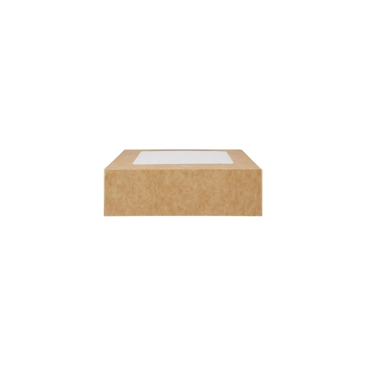 Kraft Square Salad Box with Window