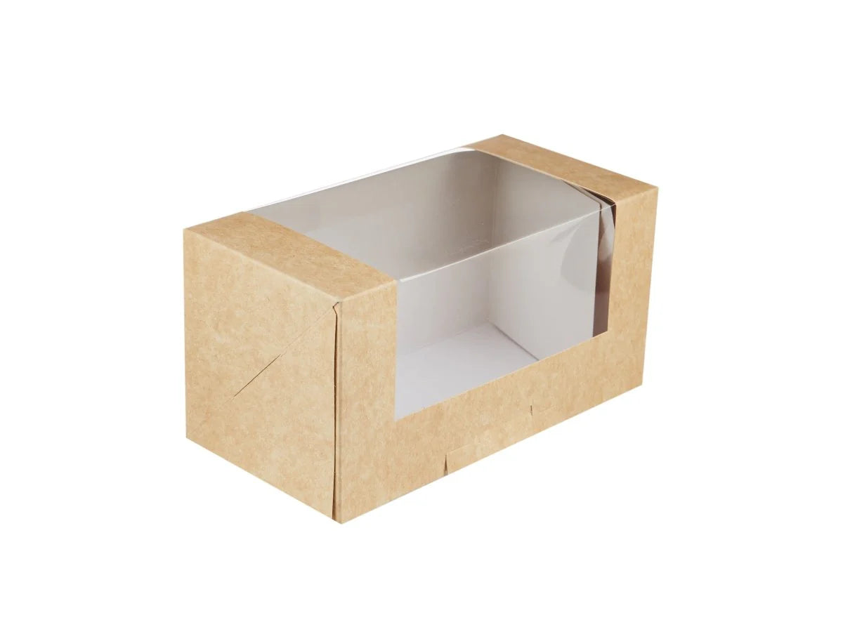 Kraft Rectangular Deli Box with Window