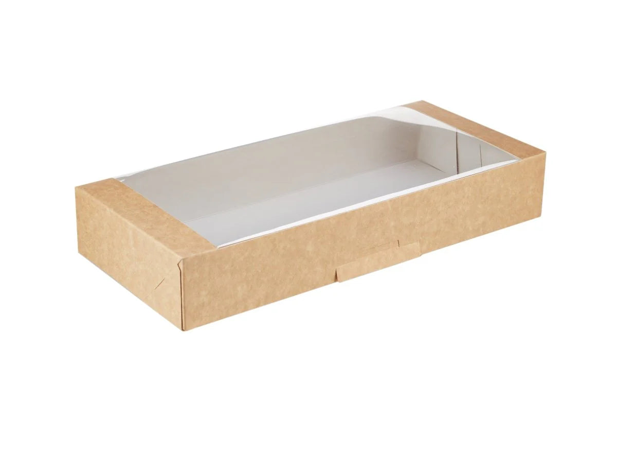 Kraft Rectangular Deli Box with Window