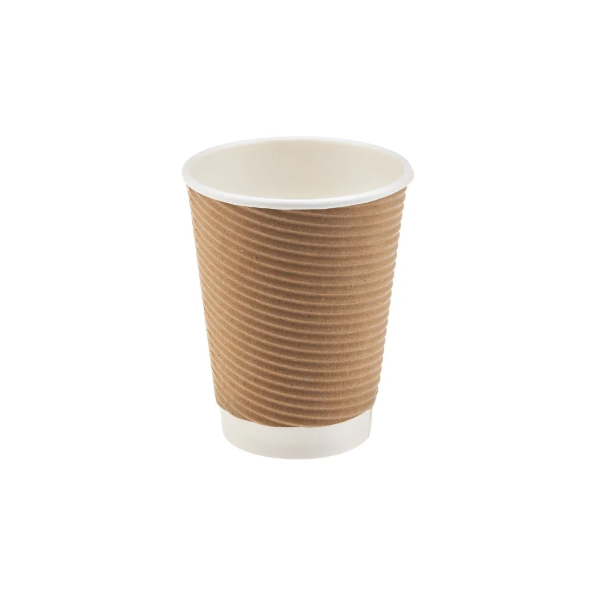 Kraft Round Ripple Paper Cups