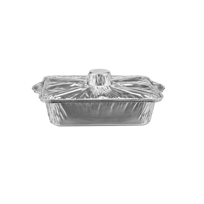 Rectangular Aluminium Pot With Lid