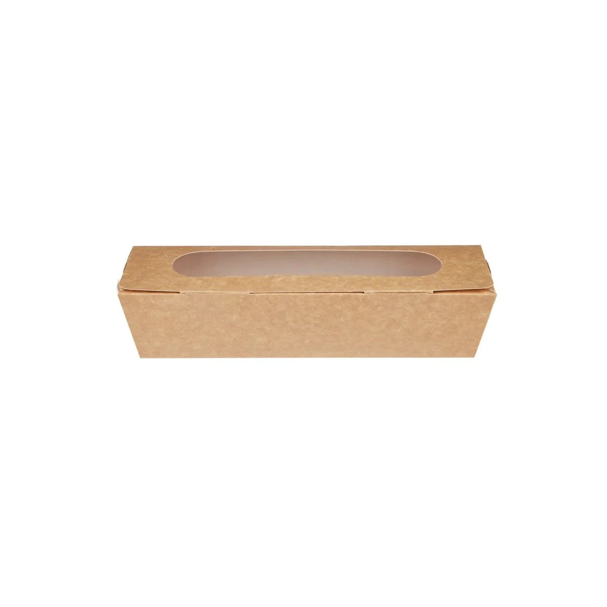 Kraft Baguette Box With Window