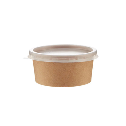 Kraft Paper Portion Cups with Lid